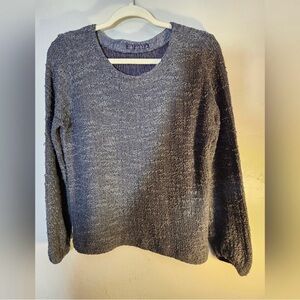 Cut Loose cotton/linen lightweight sweater elastic wrist SM. Perfect for spring.